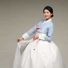 Korean Women's Hanbok - Wedding, Event, Birthday Order Hanbok -CHOHWA Traditional Fitted Hanbok For Weddings, Traditional Fitted Wedding Hanbok, Elegant Fitted White Hanbok, Traditional Formal Wedding Dress, Wedding Hanbok With Long Sleeves, Wedding Hanbok With Long Sleeves And Fitted Style, Fitted Long Sleeve Wedding Hanbok, Hanbok Wedding, Korean Traditional Clothing