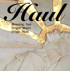 the cover of paul meaning sun origin, wales usage, male and female by susan m hale