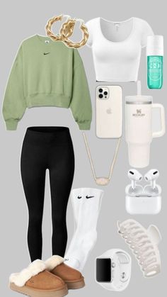 Simple Outfits For School, Look Legging, Cute Nike Outfits, Mode Zara, Casual Preppy Outfits, Trendy Outfits For Teens, Cute Lazy Day Outfits, Cute Outfits For School