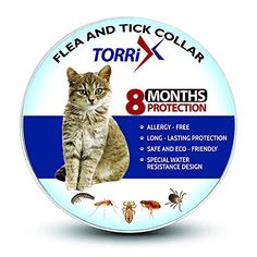 flea and tick collar 8 month protection for cats, flea & tick control products from tortox