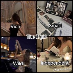 The It Girl, Life Goals Future, Feminine Energy Aesthetic, Dream Motivation, Vision Board Wallpaper, Manifesting Vision Board, Dream Vision Board, Life Vision Board, Vision Board Manifestation