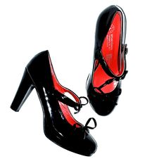 Brand New In Original Package Patent Leather With Decorative Bows Chunky Heels 4" Black Goth, Chunky Shoes, Platform Mary Janes, Decorative Bows, Platform Heels Chunky, Mary Jane Heels, Leather Mary Janes, Shoes Color, Black Patent Leather