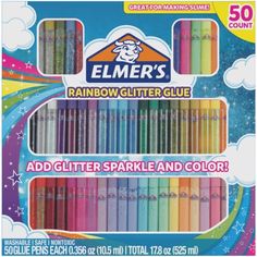 an assortment of colored pencils in a package