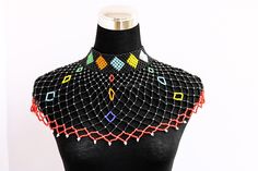 African wedding necklace, Zulu necklace, Beaded shawl necklace, African jewelry, Masai necklace, Bridesmaid necklace, Wedding gift 100% handmade using fine beads. Closure: ball joint Color: multicolored 3-5 days delivery via DHL Express The shipping fee is for the first item only and additional necklaces ship for free. To continue shopping click here: timanacrafts.etsy.com Elegant Multicolor Necklace With Tiny Beads, Bohemian Beaded Chain Necklace For Wedding, Wedding Multicolor Beaded Chain Beads, Multicolor Beaded Necklace For Wedding, Bohemian Tiny Beads Necklaces For Wedding, Multicolor Beaded Choker For Wedding, Multicolor Beaded Chain Necklace For Wedding, Bohemian Wedding Necklaces With Tiny Beads, Bohemian Beaded Choker Necklace For Wedding