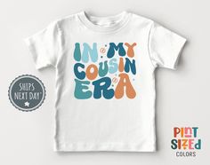 ⋒ Welcome to Pint Sized Colors! ⋒  We're bringing you stylish, fun designs on colorful bodysuits and shirts! All of our products are made to order on the highest quality fabrics. Everything is designed, printed, pressed, and shipped next business day from our Upstate New York boutique! Things to know: - Each item is handmade to order! - We carry Gerber Onesies® Brand and Bella Canvas. What you receive depends on availability. - Machine wash cold, tumble dry low. To preserve the print for longer, Customizable Playful Multicolor Top, Playful Customizable Multicolor Tops, Playful Customizable Multicolor Top, Playful Multicolor Customizable Tops, Toddler Size Chart, Cousin Crew, My Cousin, Upstate New York, Fun Designs