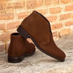 Custom Made Goodyear Welted Chukka Boots in Medium Brown Luxe Suede Chukka Shoes, Mens Chukkas, Suede Chukka Boots, Suede Chukkas, Leather Chukka Boots, Chukka Boots Men, Custom Boots, Chukka Boot, Unique Shoes