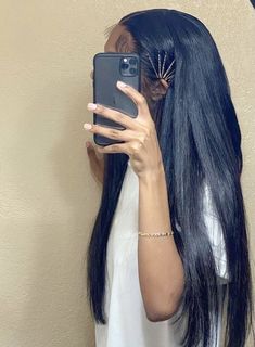 Silk Press Natural Hair Styles, Unisex Hairstyles, Pressed Natural Hair, 360 Lace Frontal Wig, Silk Press Natural Hair, Cambodian Hair, Natural Models, Cute Curly Hairstyles, Flat Iron Hair Styles