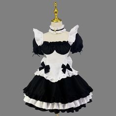 Women's Lolita Cosplay Games Maid Dress
Size Chat： Waitress Outfit Black, Maid Dress Anime, Waitress Outfit, Girls Short Dresses, Women Cotton Dress, Maid Cosplay, Maid Outfit, Dresses Cheap, Game Costumes