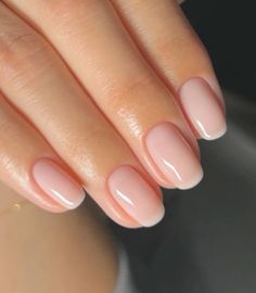 Sheer Nails, Simple Gel Nails, Soft Nails, Round Nails, Clean Nails, Healthy Nails, Dream Nails