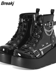 Mary Jean Shoes, Emo Boots, Jean Shoes, Summer Pumps, Boots Store, Pu Heels, Cute Boots, Buckle Sandals, Hot Shoes