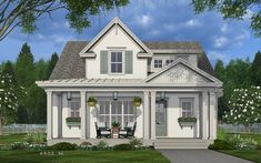 3 Beds, 2 Baths, 2 Stories, 0 Car Garage, 2516 Sq Ft, Modern Farmhouse House Plan. Low Country House Plans With Porches, 2 Story Cottage House Plans Layout, Cute Cottage House Plans, Small 2 Story Farmhouse Plans, Coastal Cottage Floor Plans, Rear Entry Garage House Plans, Cottage Floor Plans Two Story, House Plans No Garage, House Plans With Sunroom