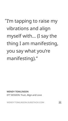 Join me in the EFT ZONE for a beautiful EFT tapping session to connect with your higher self. EFT - Emotional Freedom Techniques with Wendy Tomlinson - EFT Master practitioner. Tapping Scripts, Energy Flow