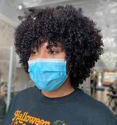 Afro Hair Short, Natural Hair Bangs, Brunette Curls, Natural Hair Haircuts, Curly Afro Hair, Curly Fringe, Natural Curly Hair Cuts, Black Curls