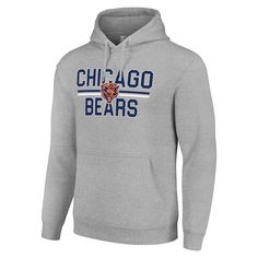 Unisex Chicago Bears Starter Heather Gray Team Mesh Print Graphic Tri-Blend Pullover Hoodie Winter Fan Apparel Hoodie In Athletic Heather, Athletic Heather Hoodie For College In Winter, Athletic Heather Fleece Hoodie With Letter Print, Athletic Heather Fleece Hoodie For Sports Season, Gray Collegiate Hoodie For Winter, Gray Winter Fan Gear Hoodie, Gray Fan Apparel Hoodie For Winter, Athletic Heather Fleece Hoodie For Sports Events, Athletic Heather Fleece Hoodie For Sports