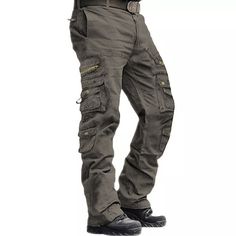 Fabric:100% Cotton; Gender:Men's; Style:Tactical; Elasticity:Micro-elastic; Pattern:Plain; Design:Multi Pocket,Straight Leg; Pants Type:Hiking Pants,Cargo Trousers,Outdoor Pants,Tactical Pants,Tactical,Work Pants,Cargo Pants; Listing Date:08/23/2022; Hips:null; Length:null; Waist:null; Fit US Size:null; Fit UK Size:null; Fit EU Size:null; Pants Length:Full Length Khaki Cargo Jeans For Outdoor Activities, Khaki Military Cargo Pants For Outdoor, Khaki Techwear Cargo Pants For Hiking, Combat Style Khaki Cargo Pants For Hiking, Techwear Khaki Cargo Pants For Hiking, Combat Style Khaki Pants With Multiple Pockets, Khaki Cargo Work Pants For Outdoor Activities, Khaki Work Pants With Multiple Pockets For Outdoor Activities, Khaki Work Pants With Cargo Pockets For Outdoor Activities