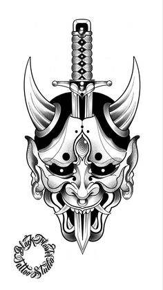 Mascara Hannya, Hanya Mask Tattoo, Mascara Oni, Japanese Tattoo Art