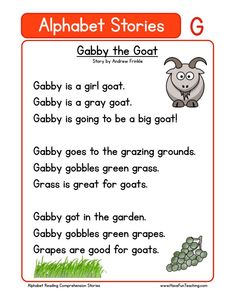 an alphabet worksheet for children to learn how to read and write the letter g