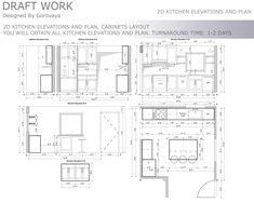 the floor plan for a kitchen and living room