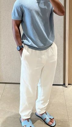 Black Man Spring Outfit, Mens Summer Style Classy, Buff Men Fashion, Mens Carribean Vacation Outfits, Minimalist Fits Men, Smart Casual Men Outfit 2024, Summer 2024 Outfits Men, Men Summer Outfit Aesthetic Vintage, Men Summer Outfit Classy