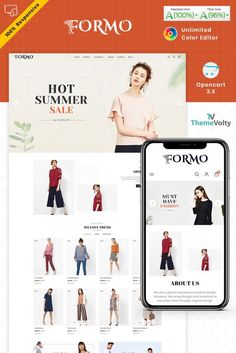 Formo Fashion Store OpenCart Template Fashion Template, Flash Logo, Ads Creative Advertising Ideas, Seo Basics, Email Design, Pinterest Photos, Fashion Business, Ads Creative