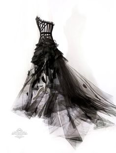 SYRENA GOTHIC STYLE / Red Carpet Look Couture Black Tulle - Etsy Gothic Black Tulle Dress, Luxury Gothic Gown For Halloween, Tulle Goth Skirt, Luxury Black Dress For Halloween, Luxury Gothic Formal Dress, Luxury Gothic Gala Dresses, Luxury Gothic Party Dresses, Luxury Gothic Gown With Fitted Bodice, Luxury Black Corset Dress For Halloween