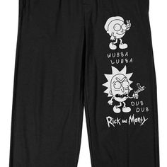 Animate your look with these men's Rick and Morty sleep pants. FEATURES Drawstring, elastic waistband Fly front 2-pocketFIT & SIZING Approximate 32-in. inseam Regular fitFABRIC & CARE Cotton, polyester Machine wash Imported Size: XL. Color: Black. Gender: male. Age Group: adult. Pattern: Graphic. Black Relaxed Fit Sleep Pants, Casual Sleep Pants With Pockets, Black Casual Sleep Pants, Casual Black Sleep Pants, Black Cotton Sleep Pants, Black Relaxed Fit Sleepwear With Graphic Print, Relaxed Fit Sleepwear With Pockets For Leisure, Black Casual Sleepwear With Relaxed Fit, Black Sleepwear With Pockets In Long Pants Style