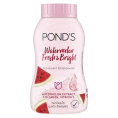 Ponds Watermelon Fresh & Bright Translucent Facial Powder Protection Ingredients, Applying Foundation, Brightening Powder, Physical Sunscreen, Chemical Sunscreen, Smooth Face, Translucent Powder, Vitamins For Skin, Skin Imperfection