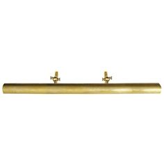 two brass faucets on a white background with no one in the photo or description