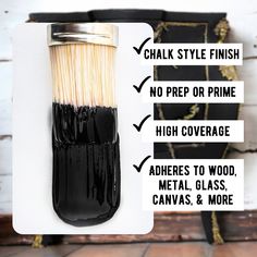 an image of a brush with instructions on how to use it in the painting process