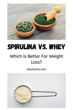 If you have recently begun your weight loss journey, you have most likely heard of spirulina and whey. Although spirulina and whey are two completely different foods, they have some common uses and benefits. In this article, we'll discover the difference between spirulina vs whey and why you should consider trying it for weight loss. #SpirulinaVsWheyHowToUse #SpirulinaVsWheyBenefits Diy Herbal Remedies, Home Remedies For Skin, Vegan Recipes Beginner, Allergy Remedies, Essential Oils Herbs, Health Ideas, Delicious Breakfast Recipes, Engaging Content, Make Ahead Meals