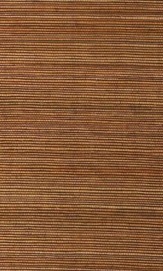 a close up view of the brown and tan textured wallpaper that looks like woven fabric