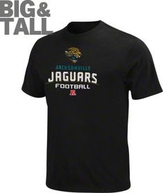 a black t - shirt with the jacksonville football logo on it