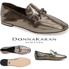 Donna Karan Debz Loafer Light Pewter Antique Metallic Gold Silver Leather Women's Slip On Flat Mules Fashion Shoes Fashion Dress Classic Casual Streetwear Women’s Shoes Practical, Professional, Perfect. Comfort Makes A Match With The Donna Karan Debz Loafer. Slip On Style Fixed Memory Foam Padded Footbed Upper: Leather Lining: Leather Size 7.5 New In Box Please Check Other Items In My Closet Elegant Silver Flats For Evening, Elegant Silver Flats For Spring, Silver Flat Heel Loafers For Party, Silver Party Loafers With Flat Heel, Silver Round Toe Loafers For Party, Silver Flat Loafers For Work, Silver Loafers With Round Toe For Party, Silver Flat Loafers For Party, Silver Flat Heel Loafers For Work