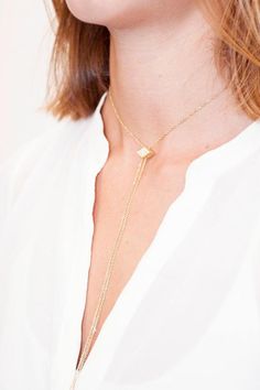 Gold Lariat Necklace, Y Necklace, Diamond tie necklace, Tassel Necklace, Single Strand Lariat Necklace, Layering Necklace, 14k or 18k Gold This 18k yellow gold Y Necklace 40 cm long has a central Diamond rhombus charm (W 14.5 mm H 8.9 mm).You can get this necklace in White gold, Yellow gold, Rose goldYou can get this necklace in 14k gold or 18k gold Product description***********************CharmShape rhombus Diamond Ctw 0.35 CaratDiamond quantity 18 Round diamonds W 14.5 mm H 8.9 mm T 4.4 mmCha Elegant Necklace With Adjustable Chain And Square Pendant, Elegant Necklace With Square Pendant And Adjustable Chain, Elegant Chain Necklace With Adjustable Length, Elegant Y-shape Necklace With Adjustable Chain, Minimalist Lariat Necklace For Formal Occasions, Elegant Y-shaped Clavicle Chain Necklace, Elegant Y-shape Backdrop Necklace With Adjustable Chain, Elegant Y-shape Clavicle Chain Necklace, Elegant Y-shape Lariat Necklace With Clavicle Chain