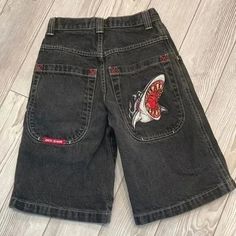 Shipping: Worldwide Express Shipping AvailableDelivery time: 7-15Days Fast ShippingReturns: Fast refund, 100% Money Back Guarantee. Jnco Shorts, Skateboard Pants, Sweatpants Streetwear, Shorts Streetwear, Embroidered Denim Shorts, Shorts Y2k, Mens Denim Shorts, Y2k Pants, Shorts Fit