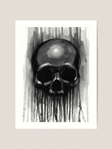 Original acrylic art created by me. Available to purchase on a number of items and print sizes! Skull Dripping, Skull Painting Ideas On Canvas, Dark Acrylic Painting Ideas, Skull Painting Ideas, Gothic Art Painting, Horror Painting Ideas, Goth Painting Ideas, Goth Painting, Gothic Painting Ideas