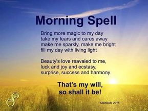 Morning Spell Good Luck Spells, Spells For Beginners, Luck Spells, Healing Spells, Magick Spells, Wiccan Spell Book, Witchcraft Spell Books, Witch Spell Book, Witchcraft For Beginners