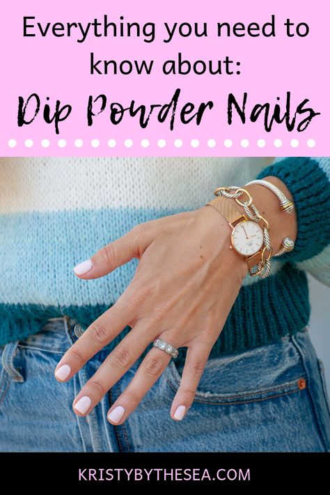 Feminine Dip Nails, Powder Dip Neutral Nails, Best Natural Dip Nail Colors, Short Nail Powder Dip, Manicure Ideas Dip Powder, Best Sns Dip Colors, Dipped Natural Short Nails, Revel Nail Tips And Tricks, Best Nail Dip Colors