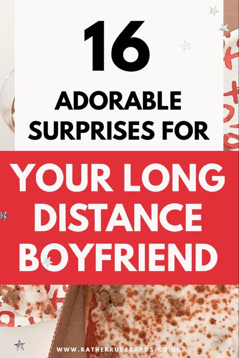 Romantic surprise gift ideas for your long distance boyfriend to spice up your relationship tips Surprise For Boyfriend Long Distance, Cute Things To Do For Long Distance Boyfriend, Things To Do For Your Long Distance Boyfriend, Military Boyfriend Gifts, Long Distance Relationship Gift Ideas, Long Distance Relationship Care Package, Long Distance Love Letters, Long Distance Relationship Activities, Long Distance Friendship Quotes