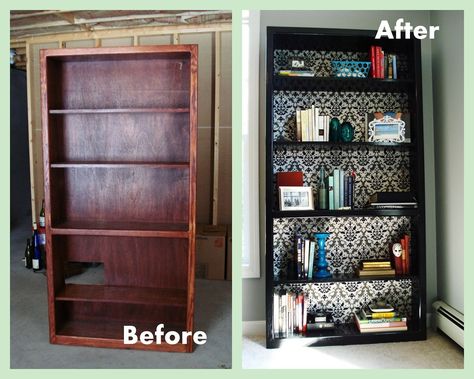 Bookshelf Makeover, Bookcase Makeover, Diy Furniture Restoration, Cottagecore Kitchen, Old Bookcase, Office Bookcase, Bookshelves Diy, Furniture Renovation, Refurbished Furniture