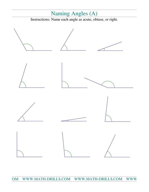 Naming Angles Worksheets Measuring Angles Worksheet, Geometry Angles, Angles Math, Citing Text Evidence, Angles Worksheet, Geometry Lessons, Math Drills, Basic Geometry, Geometry Worksheets