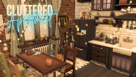 Single Moms Cluttered Apt Tray Files + CC | wolfxdreamer Sims 4 Apartment Culpepper 19, Sims 4 Apartment Clutter Cc, Sims 4 Apartment Cc Patreon, Sims 4 Single Mom Apartment, Mom Sims 4, 19 Culpepper House Sims 4, Sims 4 Industrial Cc, Sims 4 Single Mom House, Cluttered Apartment