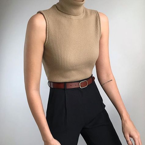 Turtle Neck Sleeveless Outfit, Sleeveless Turtle Neck Outfit, Sleeveless Turtleneck Outfit, Turtle Neck Sleeveless, Turtleneck Outfit, Jeans Outfit Women, 4 Girls, Sleeveless Outfit, Ladies Turtleneck Sweaters