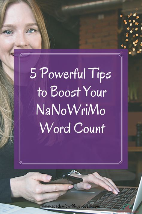 Are you writing a novel in 30 days? Then you want to increase your word count. Writing A Novel, Write A Novel, National Novel Writing Month, Word Count, Daily Word, Your Word, Writing Project, Academic Writing, Novel Writing