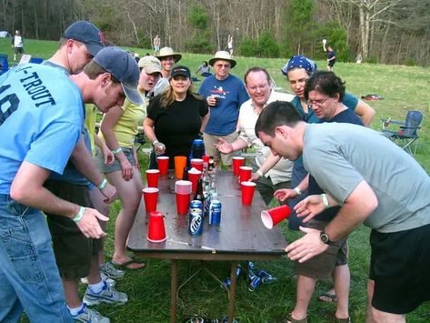 Flip Cup Drinking Game | Rules & How to Play? - Bar Games 101 Beer Olympics Games, Retro Pool Parties, Drinking Game Rules, Beer Olympic, Fun Drinking Games, Cup Game, Summer Book, Tipsy Bartender, Game Rules