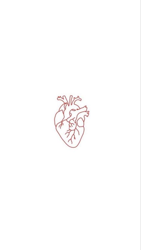 Red Heart Tattoo Designs, Cute Petite Tattoos, Red Ink Heart Tattoo, Heart Tattoo Red, Red Heart Tattoo, Tattoo Main, Tatoo Dog, Maching Tattoos, Anatomical Heart Tattoo