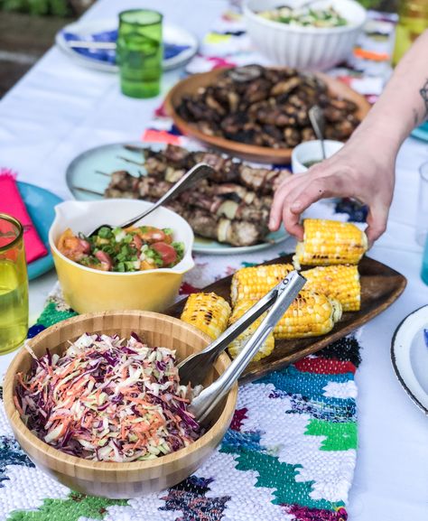 Al fresco dining season. Elevated BBQ menu Elevated Bbq Food, Rustic Food, Bbq Menu, Bbq Dinner, Al Fresco Dining, Bbq Recipes, Food Photo, Dinner Ideas, Acai Bowl