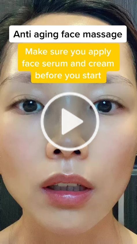 Anti Aging Face Massage, Face Massage Video, Face Aging, Face Massage Anti Aging, Anti Aging Massage, Remedies For Glowing Skin, Facial Massage Routine, Face Yoga Facial Exercises, Diy Anti Aging