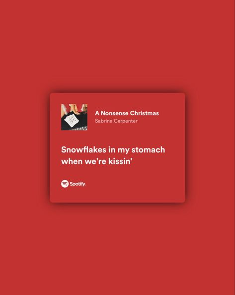 A Nonsense Christmas Lyrics, Nonsense Christmas Aesthetic, Sabrina Christmas, Sabrina Carpenter Nonsense, Carpenter Quote, A Nonsense Christmas, Lyric Aesthetic, Sabrina Carpenter Songs, Xmas Aesthetic