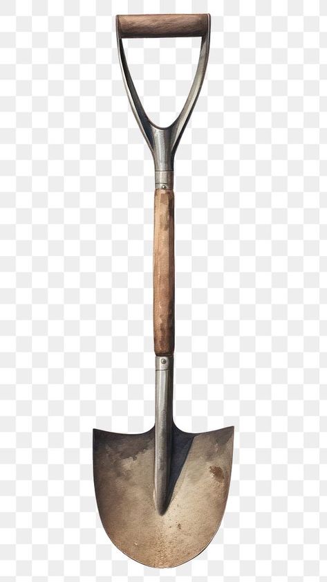 Tool Illustration, Garden Shovel, Editing Resources, Garden Tool, Garden Trowel, Shovel, Garden Tools, Tools, Art